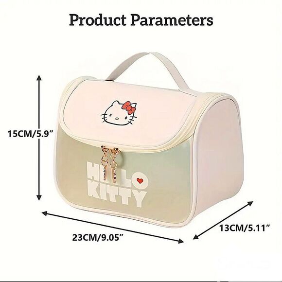 Hello Kitty Large Cosmetics Travel Organizer Bag officially licensed by Sanrio - Picture 3 of 6